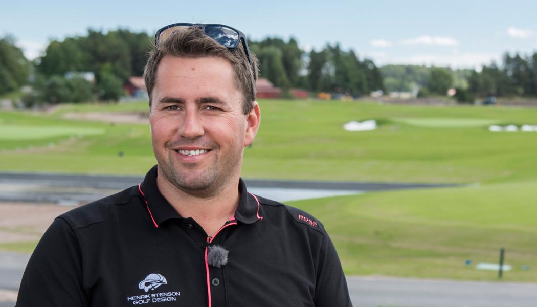 Golfbanedesigner Christian Lundin.  Foto: Jonas Alvsten