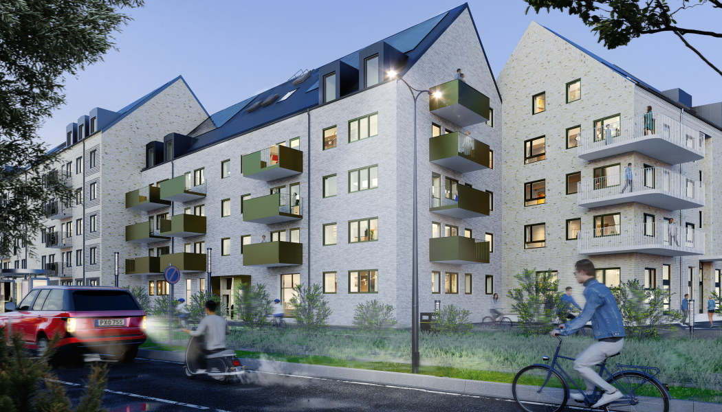 Visualisering av Smaken. Arkitekt Här Malmö AB. Pressbild: Lunds Kommuns Fastighets AB