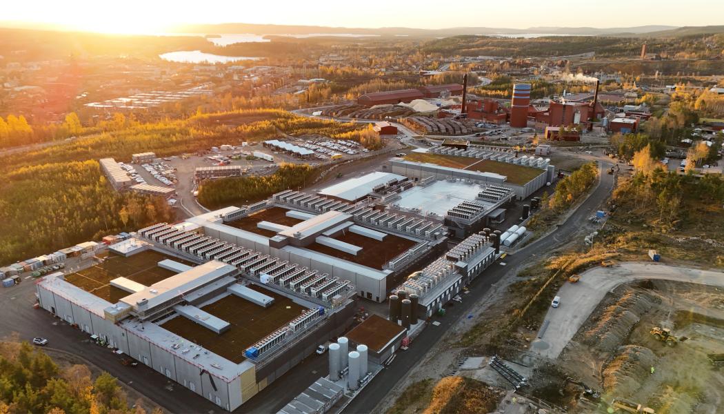 EcoDatacenter i Falun.  Pressbild: Byggpartner