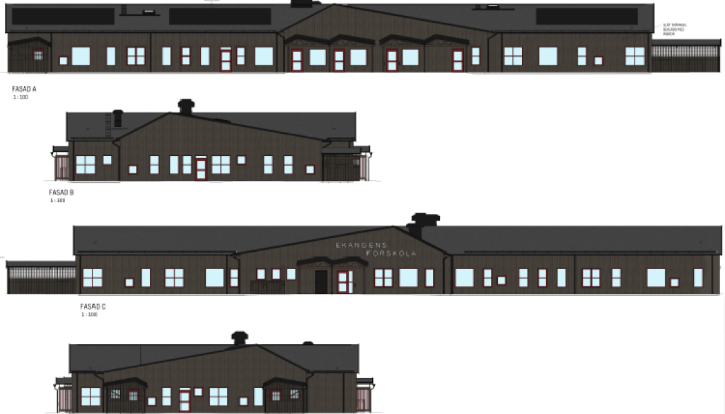 Illustrationsbild Ekängens förskola. Pressbild: Oskershamns kommun