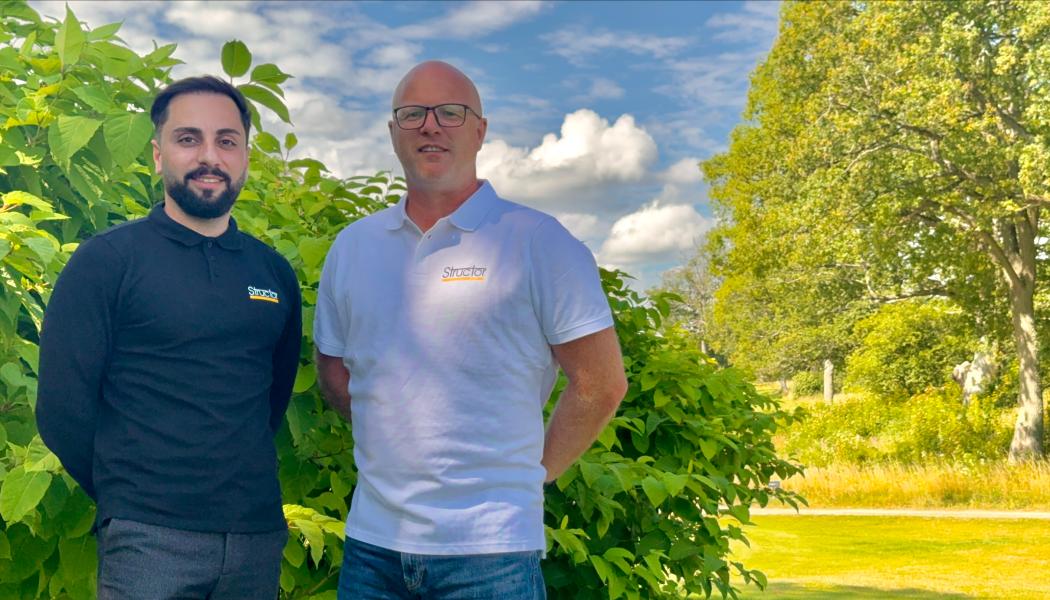 Elias Sharro och Magnus Sunnervik Pressbild: Structor 