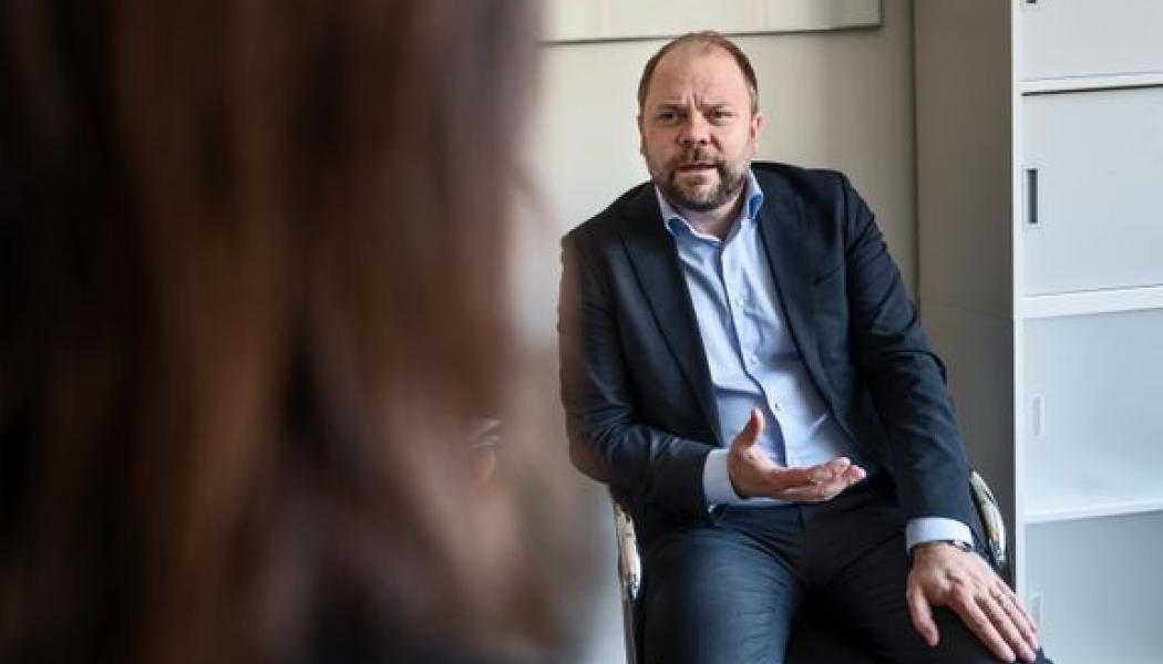 TMF, Trä- och Möbelföretagens vd Erik Haara. Fotograf: Lisa Hallgren