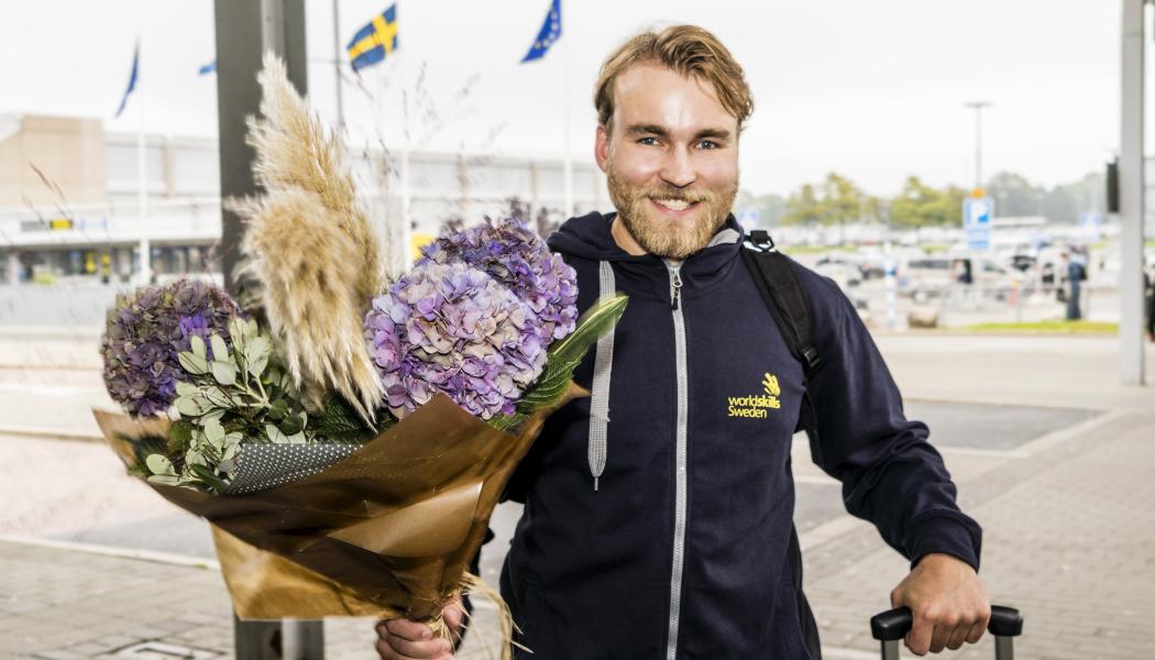 Olle Spetz, EuroSkills 2023. Foto: Plåt & Ventföretagen