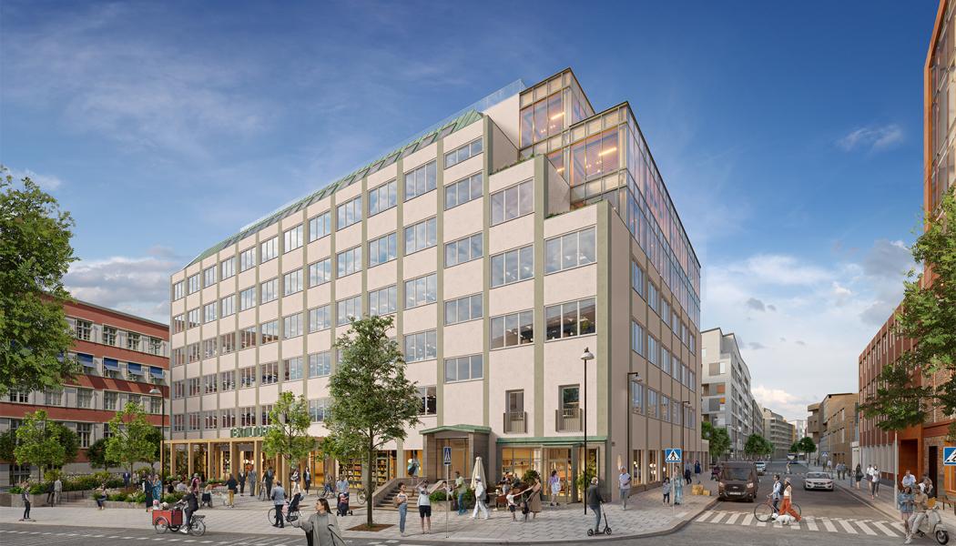 Kv. Påsen 1, Hammarby Sjöstad Bild: Fabege AB