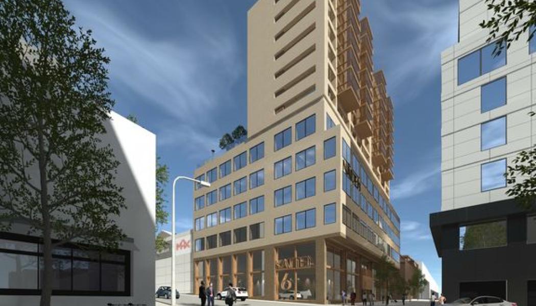 Folktandvårdens nya hus är under planering. Här kommer också rymmas butiker, kontor och bostäder. Foto: Mats Jakobsson (Tengbom Arkitekter)