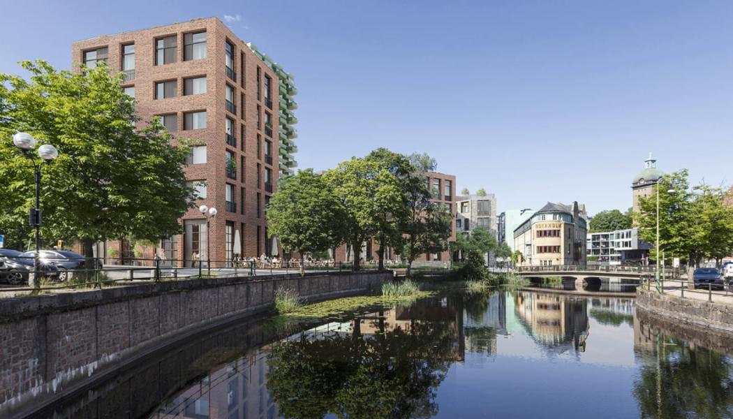 Västerbro, Borås. Bild:Vingårds Arkitekter.