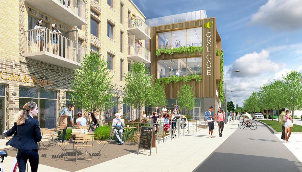 Heliotropen, Johanneslust. Illustration: Illustration: Arkitektgruppen i Malmö AB