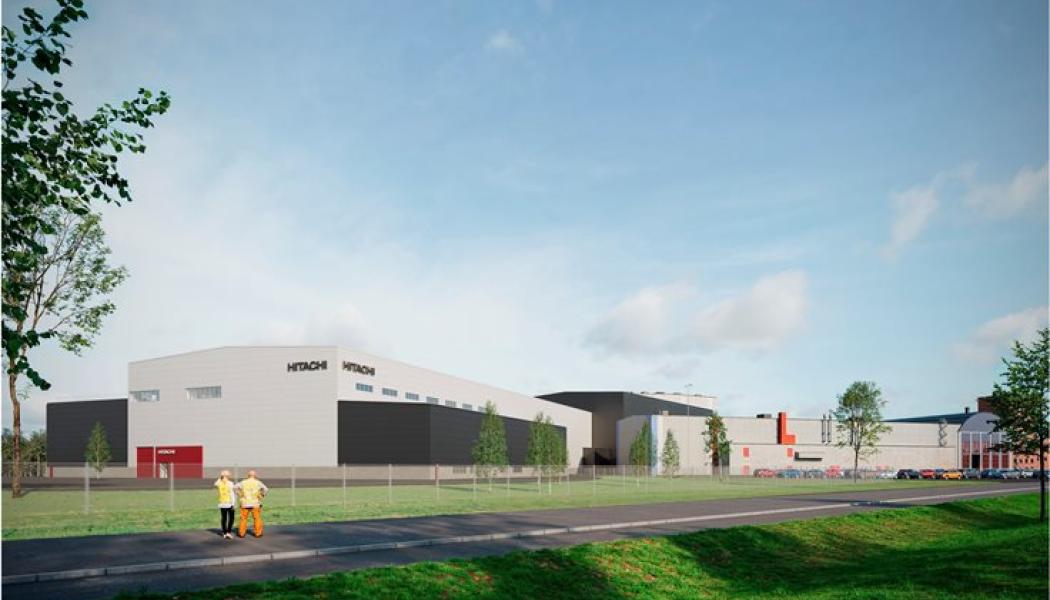 Hitachi Energys nya fabrik i Ludvika. Pressbild: Smidmek