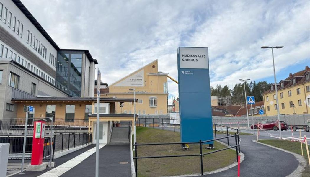 Hudiksvalls sjukhus, Region Gävleborg. Foto: Region Gävleborg samt Peab