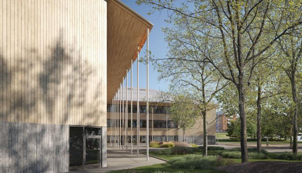 Huvudstaskolan. Pressbild: Peab