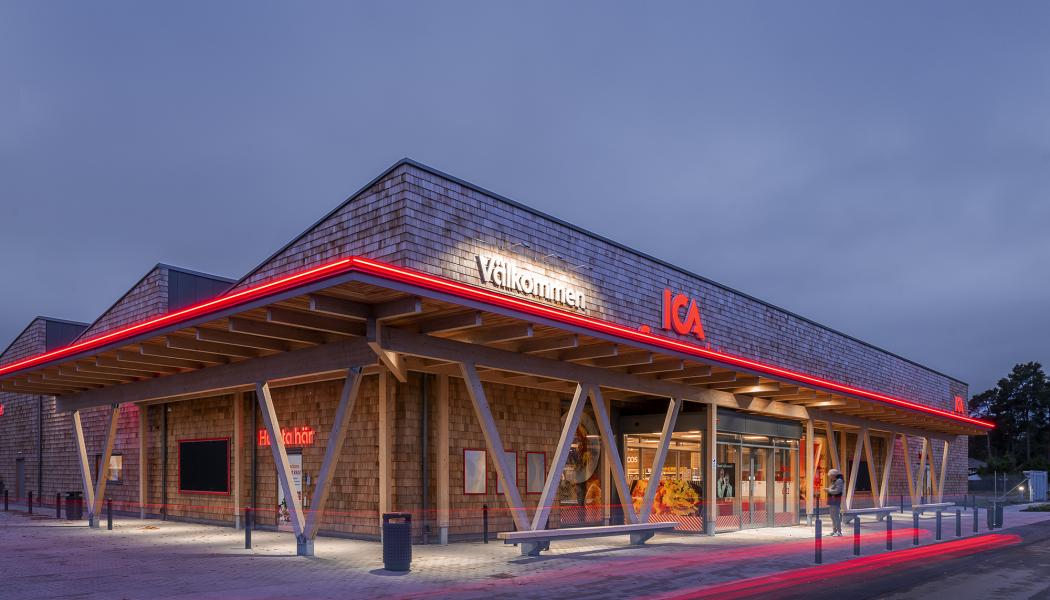 Ica Supermarket i Westerport, Sjöbo väst. Foto: Fredric Seheler
