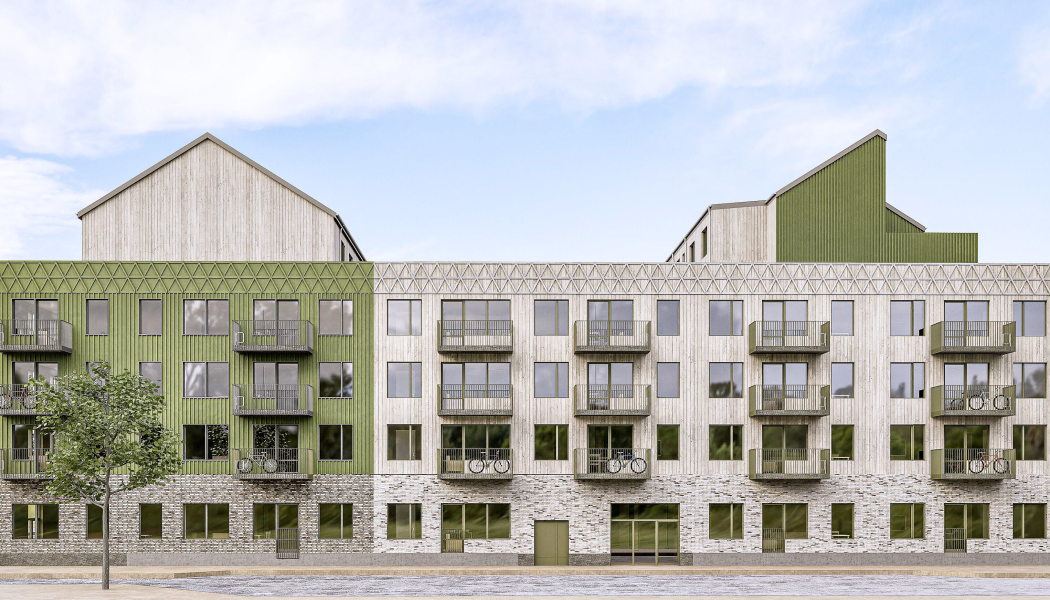 Kvarteret Flora. Av: Arkitekthuset