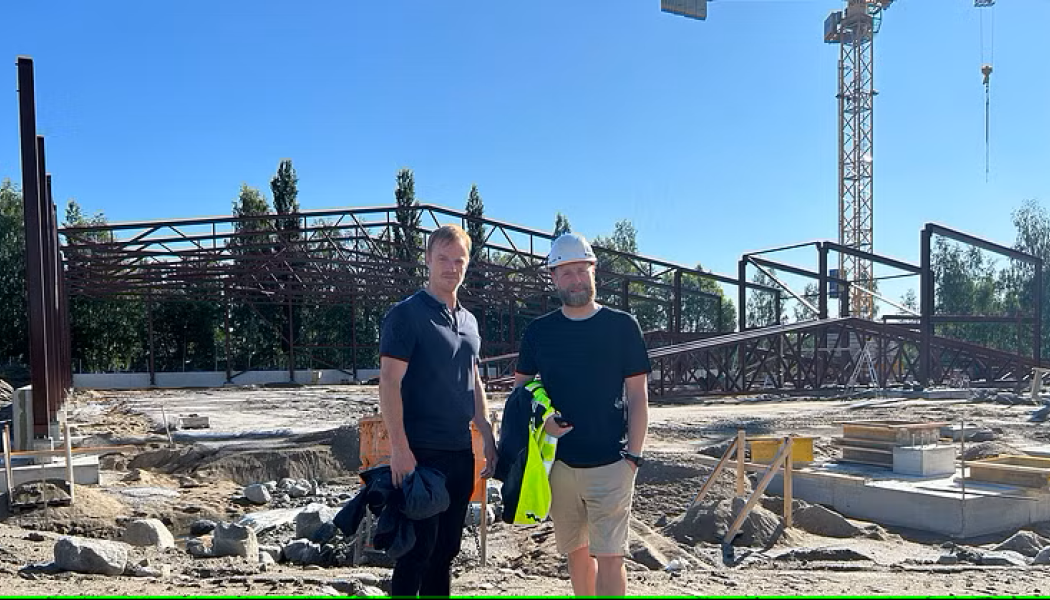 Jonas Sandlund och Erik Larsson. Foto: Piteå kommun