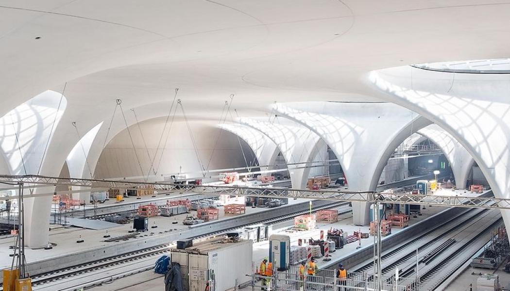 Projektet Stuttgart 21, som sedan starten har varit både politiskt och tekniskt kontroversiellt, har blivit ett lackmustest för tysk infrastrukturell planering.  Foto: Deutsche Bahn
