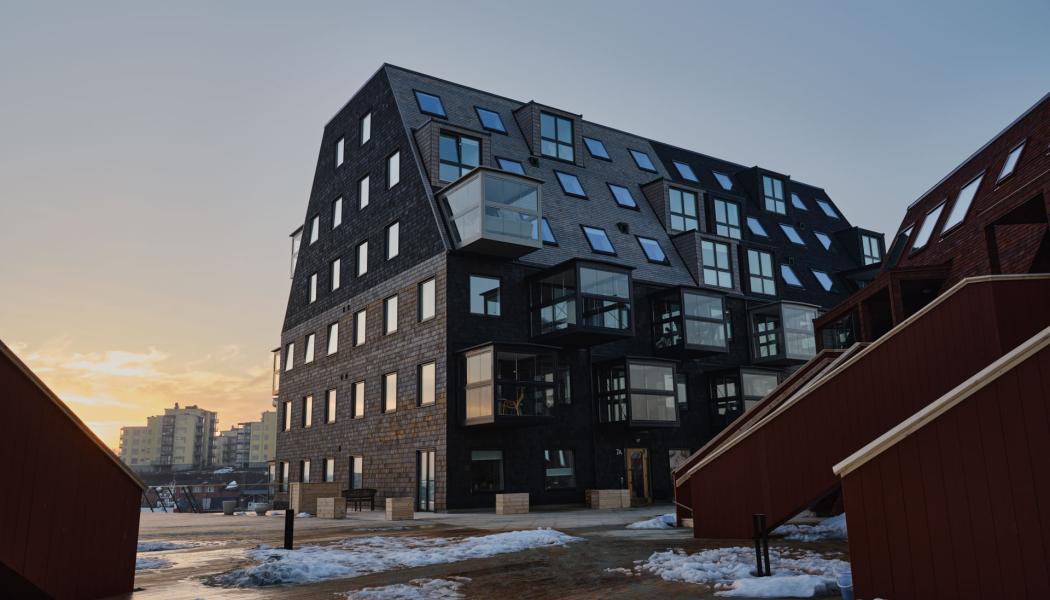 JSB:s projekt, Kilströms Kaj i Karlskrona, har blivit nominerat till det prestigefyllda Träpriset, som delas ut av Branschorganisationen Svensk Trä vart fjärde år. Foto: JSB