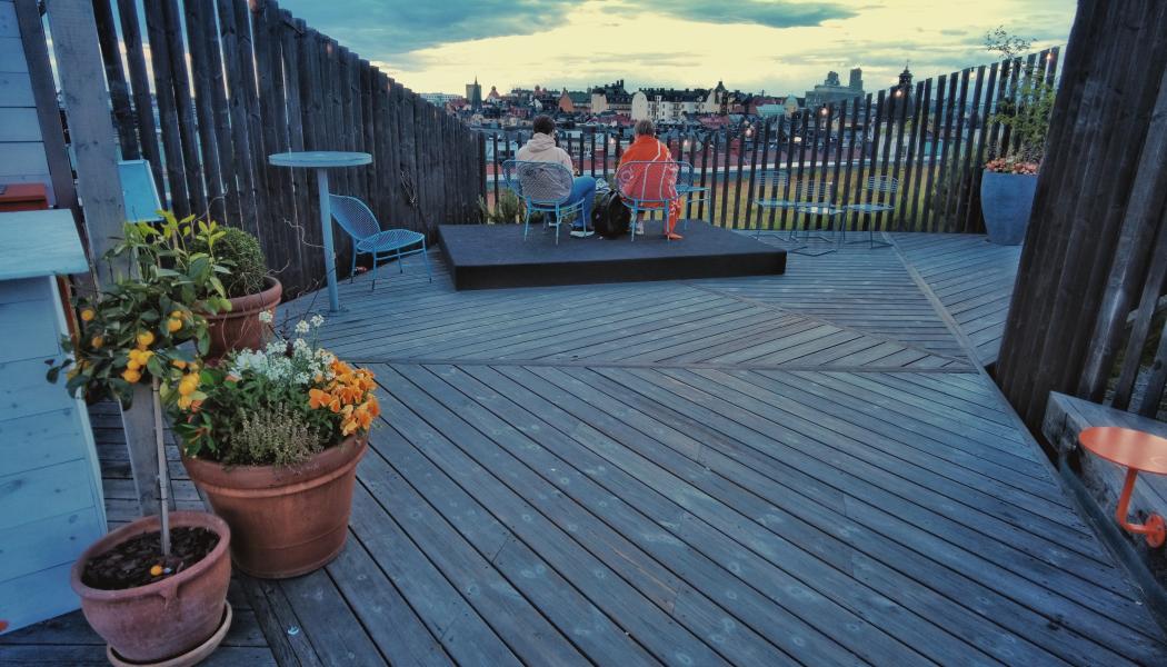 Takpark Sveavägen 44. Foto: Urbangreen