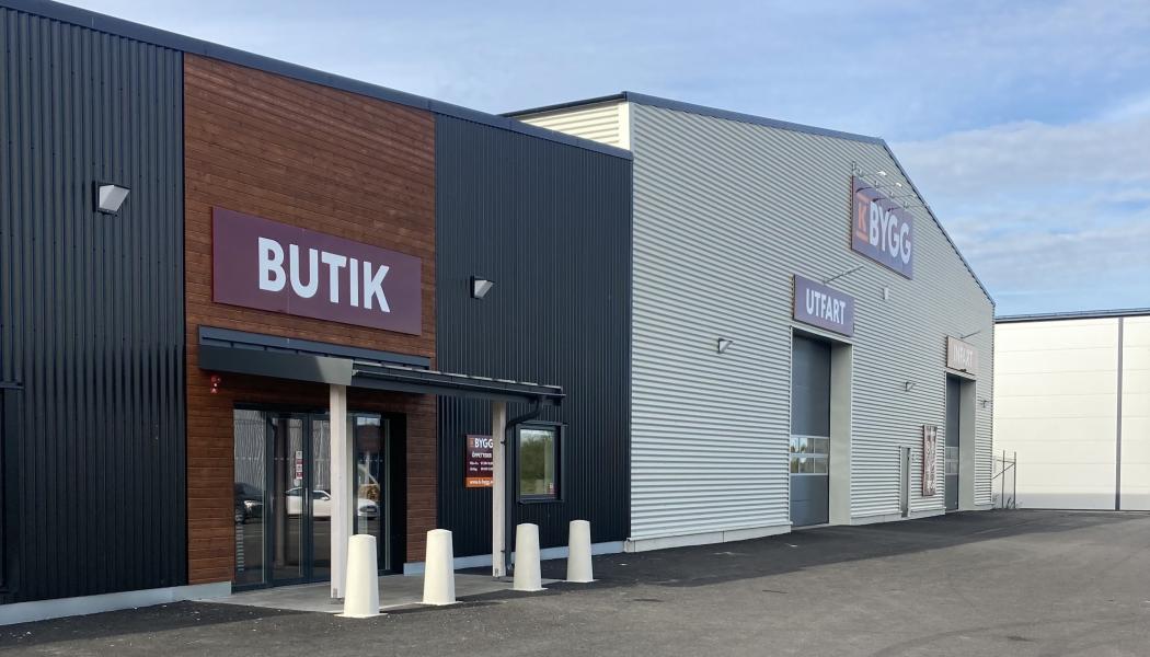 Nya K-Bygg i Mariestad kommer likna den anläggning som finns i Töreboda (på bilden). Foto: K-Bygg