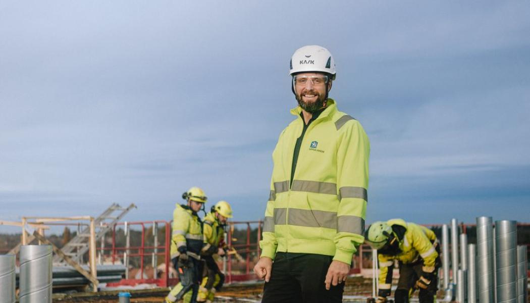 I Kapellgärdet i Uppsala utvecklar Uppsalahem bostadskvarteret Takryttaren. Pressbild: Uppsalahem