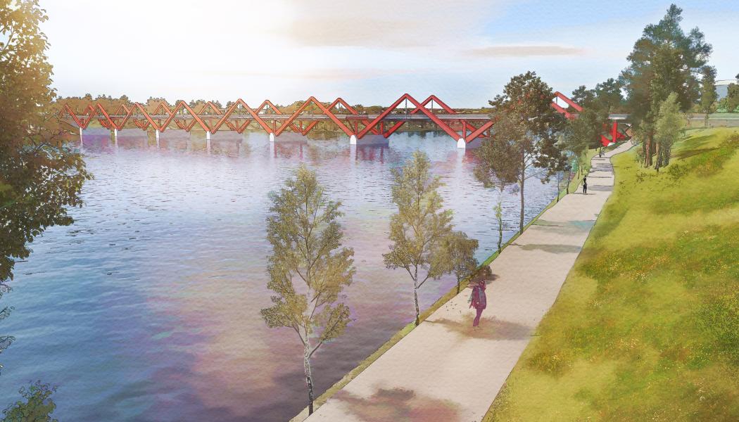 Karlgårdsbron Bild: Skellefteå kommun