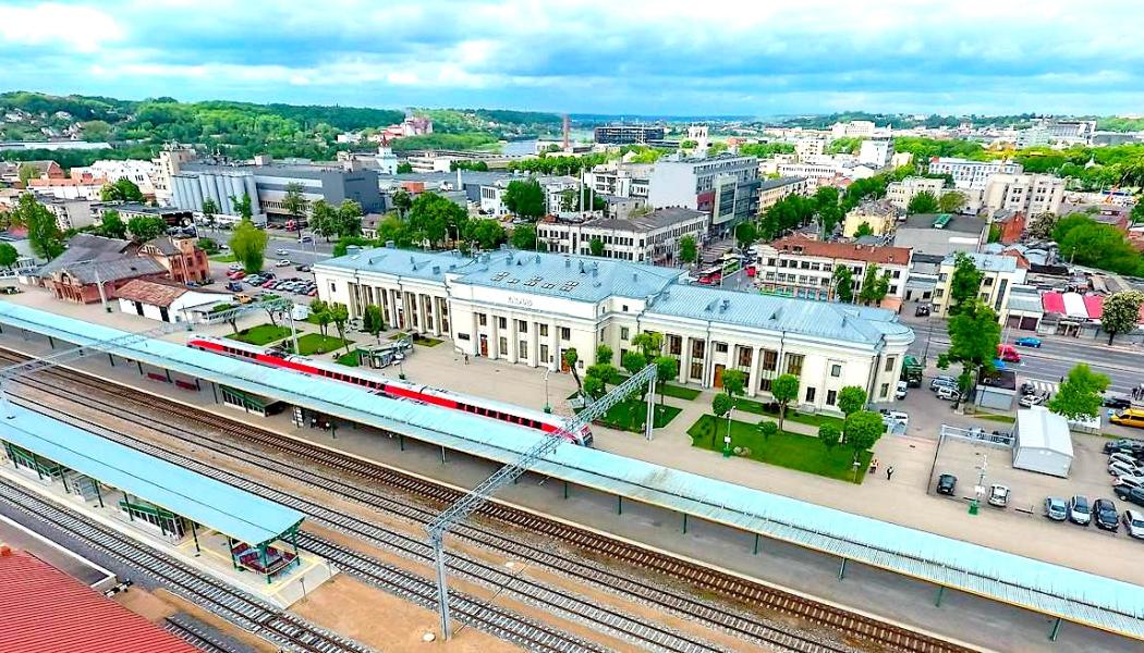 Kaunas järnvägsstation, Litauen. Foto: Rail Baltica