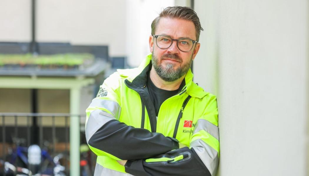 Kim Söderström, Byggnads förbundsordförande. Foto: Terese Perman