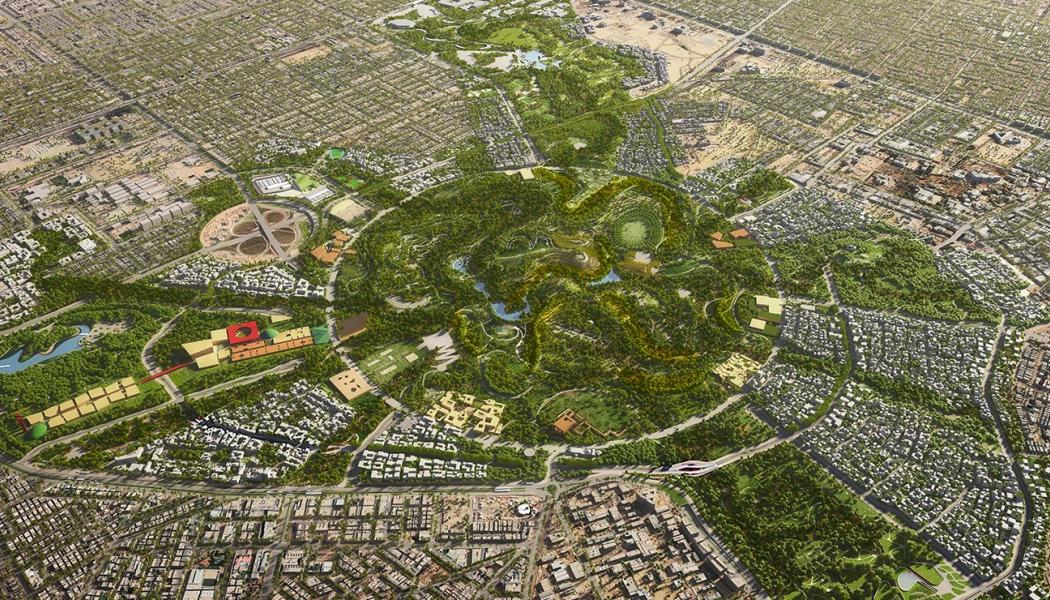 SPARK har även utformats för att kunna hantera stora volymer av tung industri och energirelaterade tjänster. Det innebär breda transportleder, stora industrilokaler och logistikytor för containrar och utrustning. Illustration: King Salman Energy Park Project