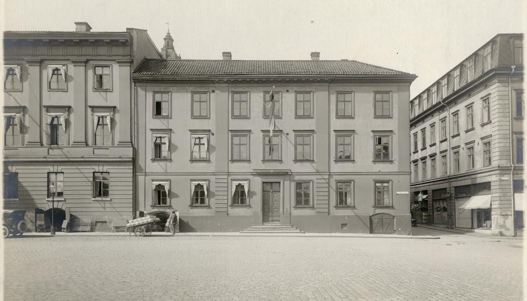 Kommendantshuset innan rivningen. Foto: Göteborgs Stadsmuseum