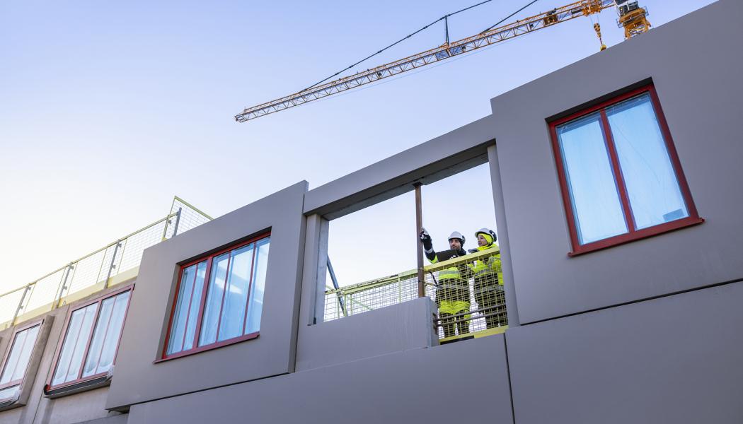 Sweden Green Building Council anger hållbarhetsvärden för hela byggnaden i sina certifieringar, men inga direkta riktlinjer för materialval. Foto: SGBC