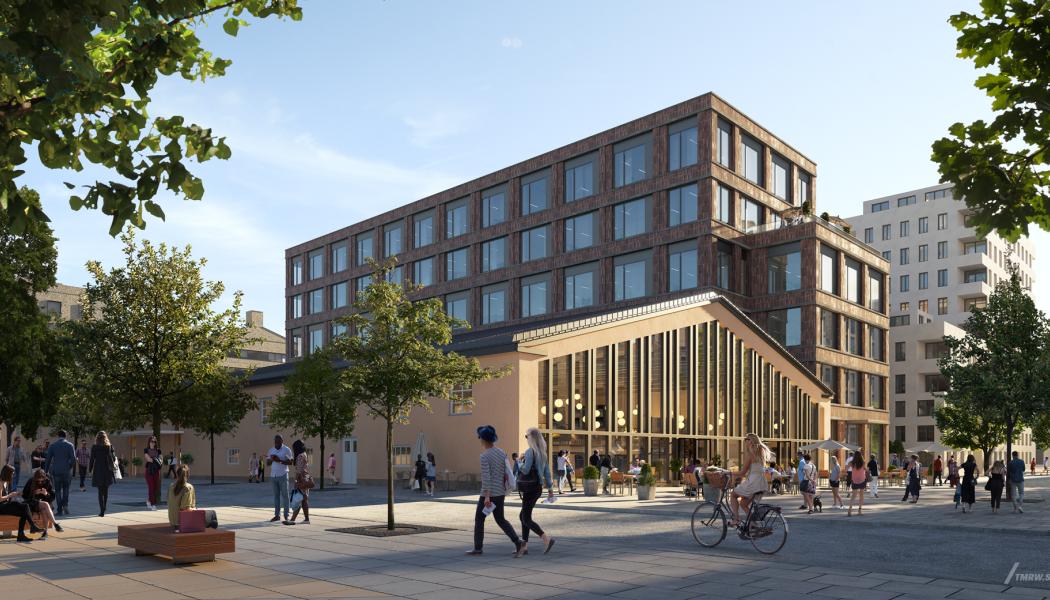 Kv Kylfacket i Slakthusområdet. Illustration: TMRW
