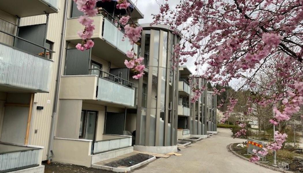 Utvecklingen av Lindome centrum har gått vidare. Pressbild: Förbo