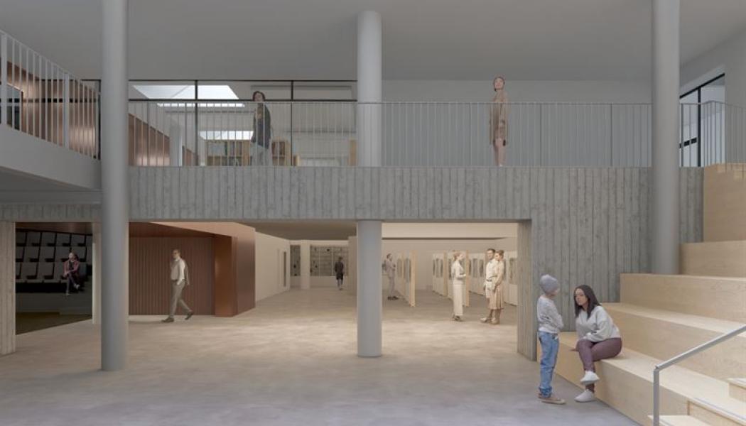 Idensalmis kulturminnesmärkta multifunktionscenter i Finland.  Credit: Muuan Jada