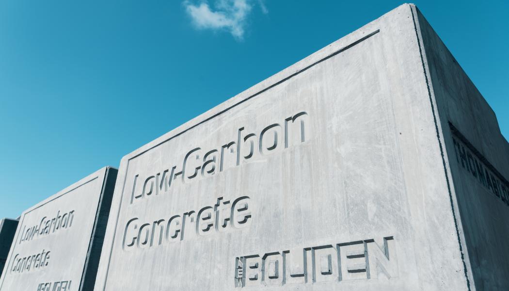 Lågkolhaltig betong. Foto: Thomas Concrete Group