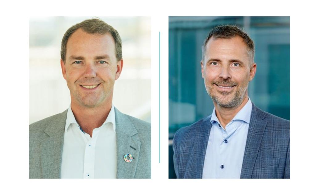 Lars Jonson och Magnus Persson. Foto: Skanska 