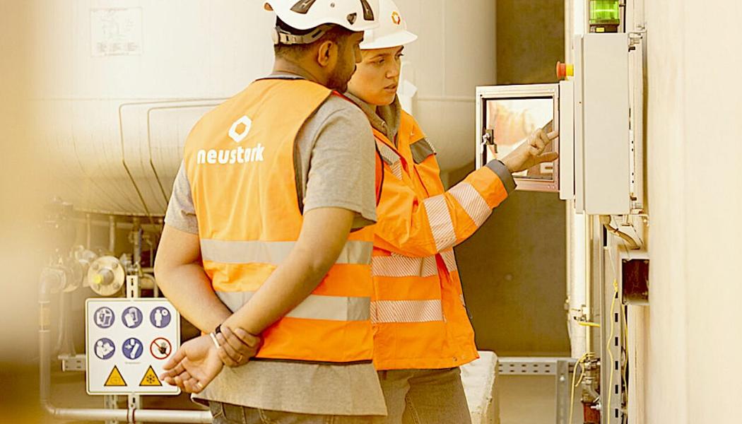 Framtidens betong kan bli en kolsänka. Neustarks innovation visar att betong inte bara behöver vara en koldioxidkälla utan kan bli en del av lösningen för att minska växthusgasutsläppen. Genom att skala upp tekniken och implementera den i fler projekt kan betydande mängder koldioxid låsas in i byggmaterial. Foto: Neustark