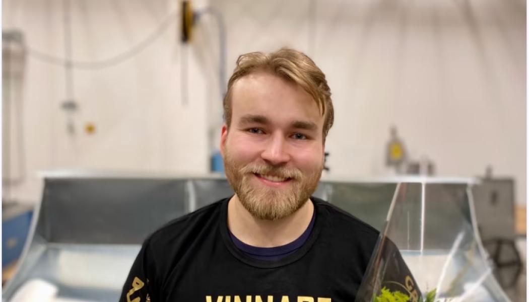 Olle Spetz vinnare av EuroSkills 2023.  Foto: Tomas Skagerlind
