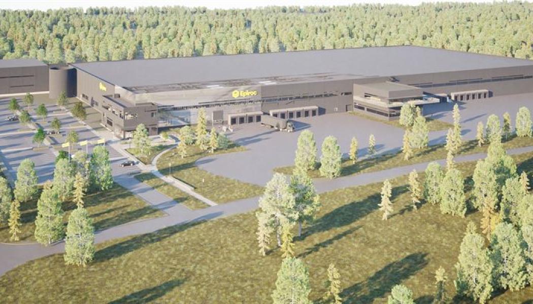 Illustration: Epiroc Distribution Center