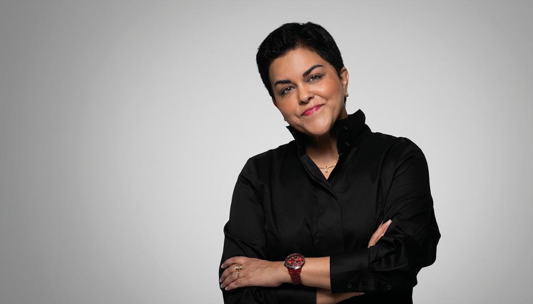 Parul Sharma, generalsekreterare för IMM (Institutet mot mutor), ingår i Svensk Byggtjänsts rådgivande styrelse för hållbarhet. Pressbild: Svensk Byggtjänst