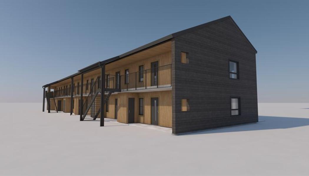Peab bygger bostäder i Lindvallen. Illustration: Gisterås Sjöstrand arkitektur