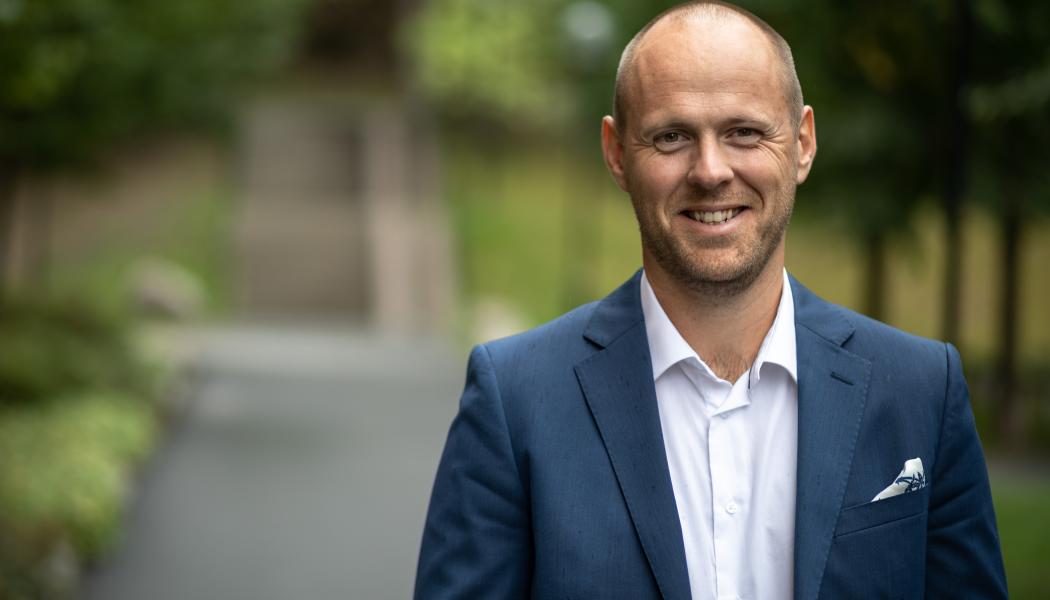 Björn Niklasson som den 5 september tillträder som VD för Byggnadsfirman Otto Magnusson. Foto: Byggnadsfirman Otto Magnusson