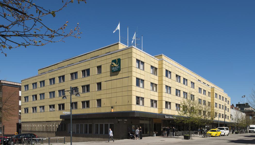 Exteriör Quality Hotel Luleå. Pressbild: Strawberry