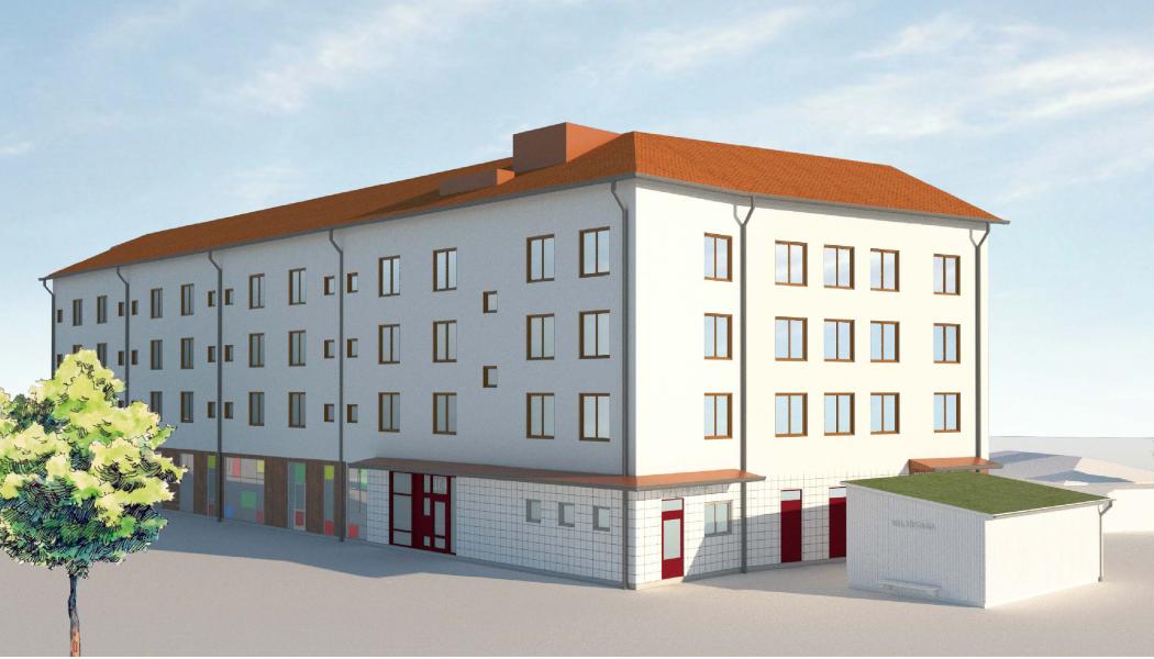 Skiss: Uppsalahem/ByggPartner