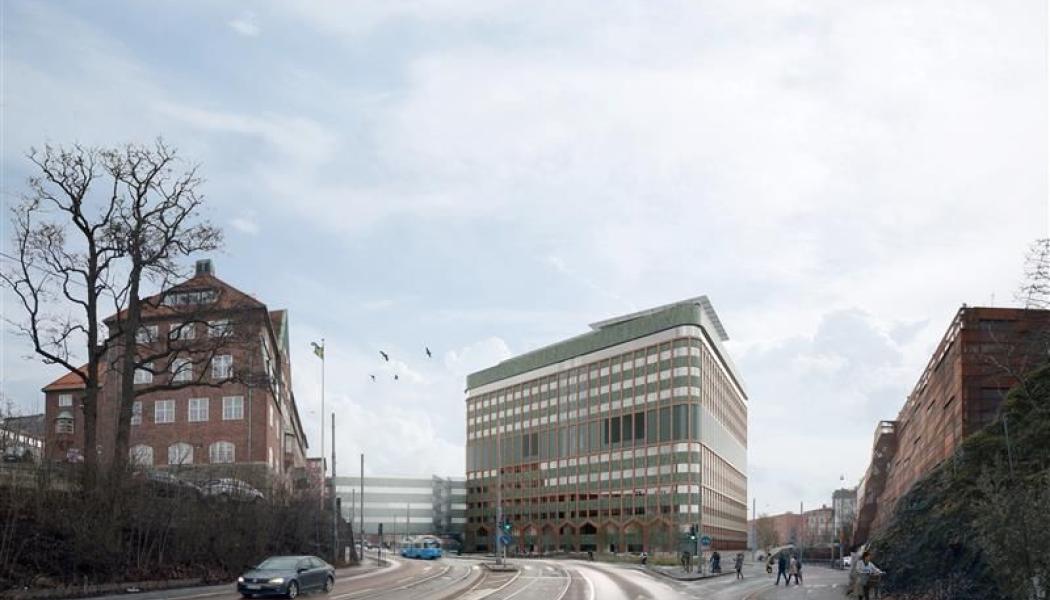 Nu inleds arbetet med att bygga Sahlgrenska Life. Gestaltningsbild: Sweco-Arkitema