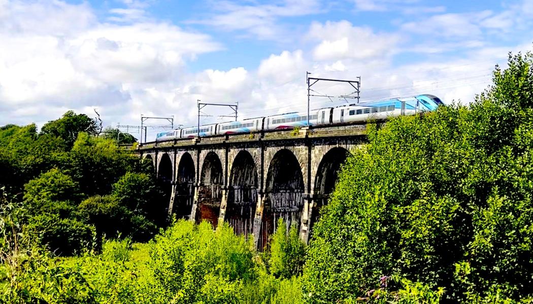 Sankey-viadukten vid Newton-le-Willows. Foto: Network Rail