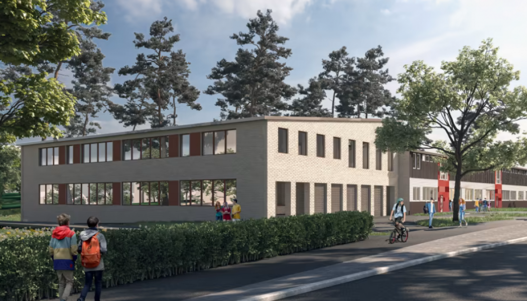 Mariebergsskolan växer och ger plats för ytterligare 120 elever. Foto: Sweco