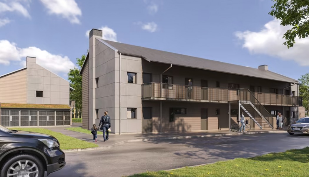 Enheten, Halmstad. Visionsbild: Hultin & Lundquist Arkitekter AB