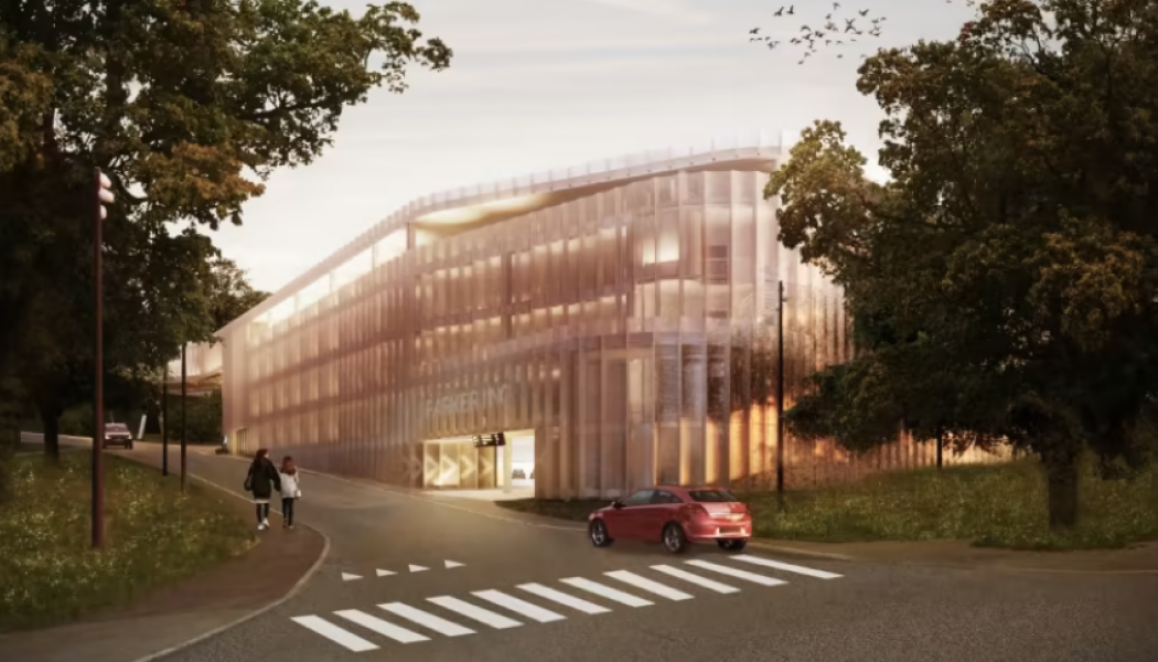 JSB har tecknat avtal med Region Blekinge för nybyggnation av ett nytt parkeringshus på sjukhusområdet i Karlskrona. Foto: JSB