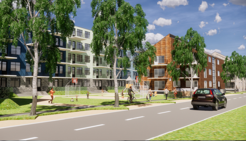 Sadelmakaren är ett nytt kvarter som byggs i centrala Värnamo.
