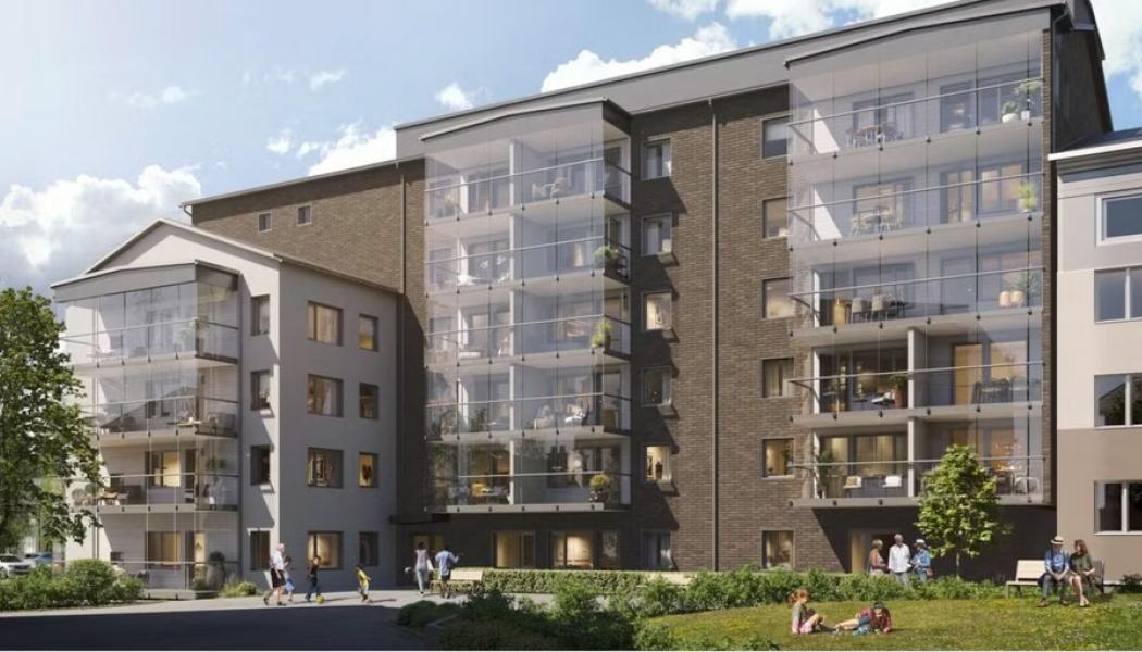Brf Arken i Umeå Pressbild Riksbyggen