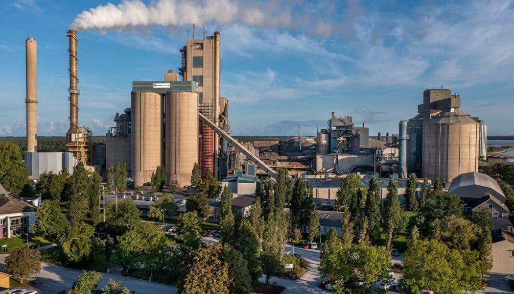 70 miljoner från Tillväxtverket går till klimatneutral cementfabrik i Slite Foto: Heidelberg Materials