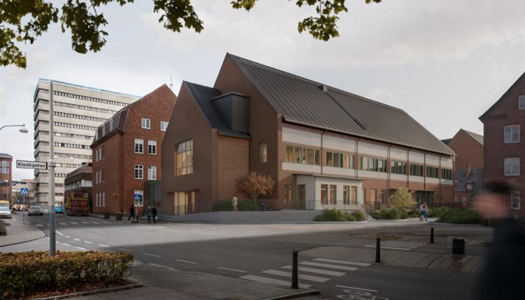 Skånes universitetssjukhus i Lund.  Illustration: Sweco Architects/Region Skåne